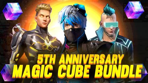 5TH ANNIVERSARY MAGIC CUBE BUNDLE NEXT MAGIC CUBE DRESS IN FREE FIRE