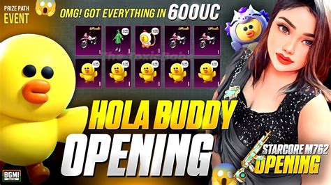 Hola Buddy Crate Opening Everything In Uc Bgmi Youtube