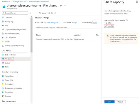 Create An Smb Azure File Share Azure Files Microsoft Learn