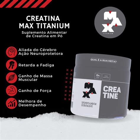 Creatina Max Titanium G Energia Do Corpo