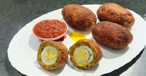 Egg Kebab Thenga Muri Thattukada