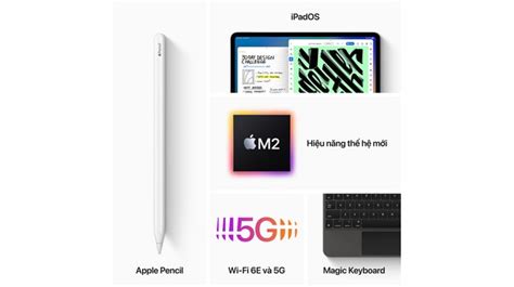 Ipad Pro M2 11 Inch Wifi Cellular 128gb Mnyd3zaa Bạc 2022 Nguyễn Kim