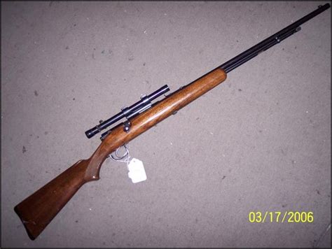 Savage Model 5 Bolt Action Rifle In 22 Lr With Weaver 298 Scope Nice