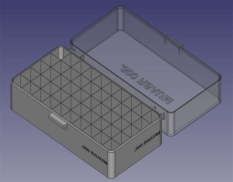 Rsaum Spring Latch Modular Ammo Box By Brass Ring Printables Store