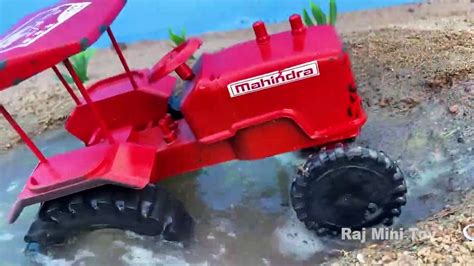 Mahindra Novo 755 Di Tractor Stuck In Water Mud Pulling Out By John