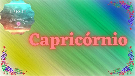 Capricórnio Tarot É A Sua VITÓRIA AGORA É O Seu SUCESSO