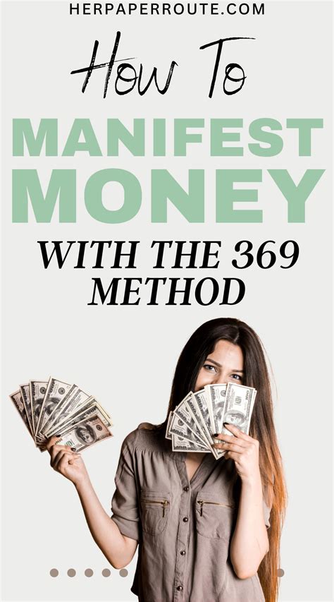 How To Manifest Money With The Manifestation Method In Money