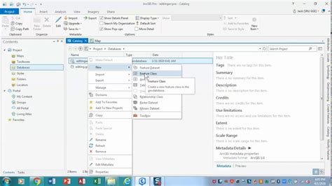 Mini Lecture Arcpro Creating Empy Feature Classes Youtube