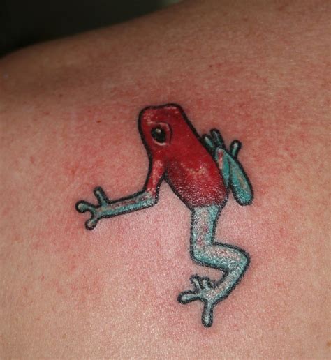 Mini Poison Dart Frog Tattoo Frog Tattoos Tattoos Poison Dart Frogs