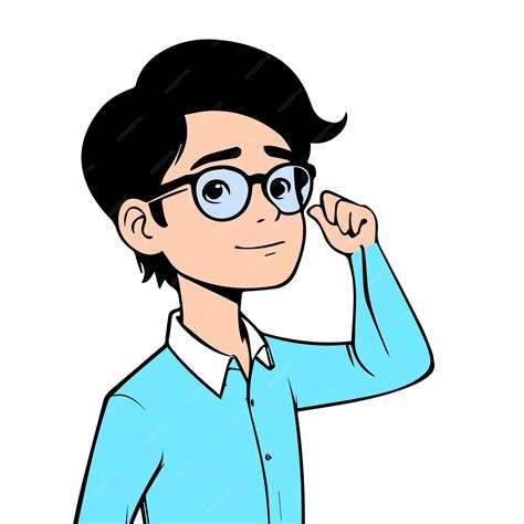 premium vector boy outline illustration