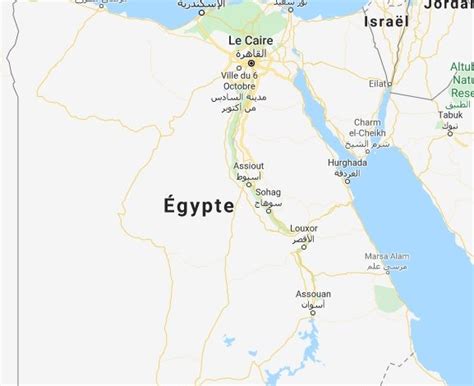 Egypte Carte Des Lieux Visiter Humble Serviteur