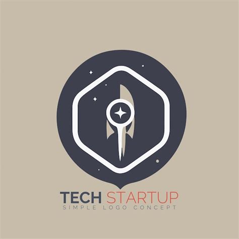 Premium Vector | Tech startup logo concept for company and branding