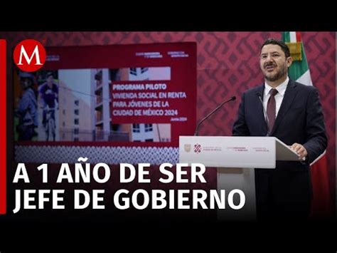 Martí Batres presenta informe anual de actividades de CdMx YouTube