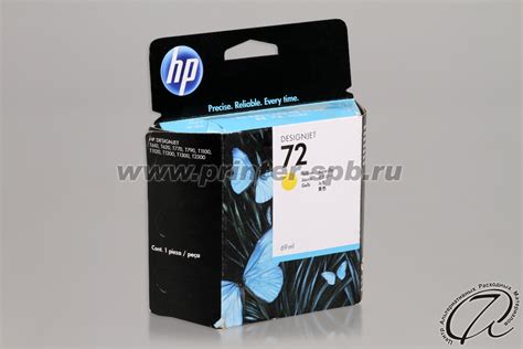 Картридж HP 72 yellow желтый Hewlett Packard C9400A