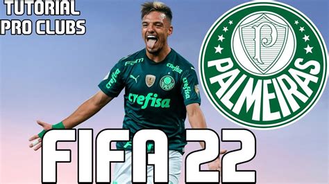 FIFA 22 TUTORIAL FACE I Gabriel Menino Palmeiras Pro Clubs YouTube