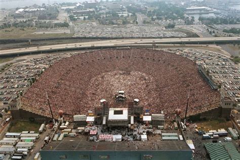 Aerial View of Packed JFK Stadium posters & prints by Corbis