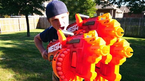 Nerf War World S Most Powerful Guns Youtube