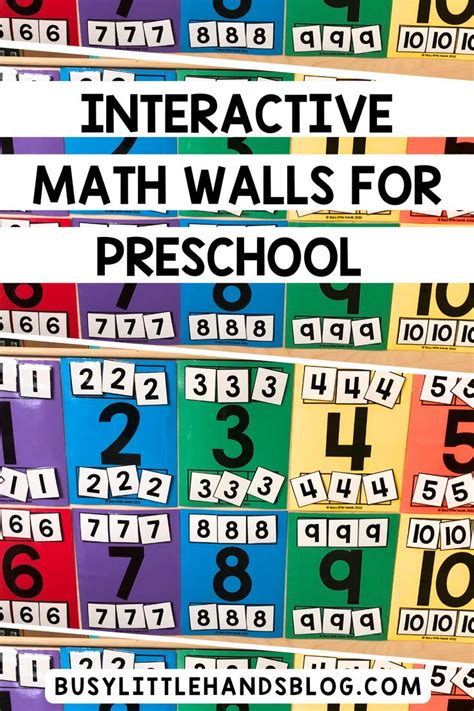 My Favorite Engaging Classroom Activities | Kindergarten math wall ...