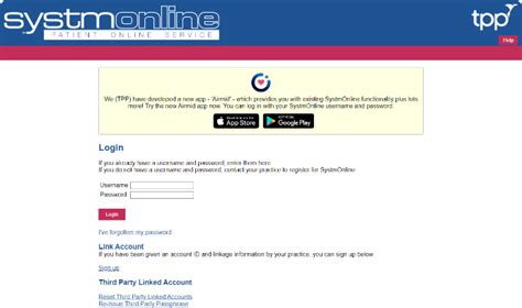 Online Services Systmonline Essex Group Practice