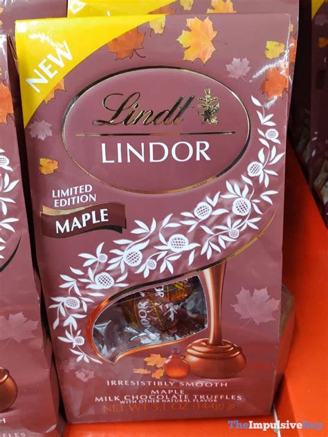 Spotted Lindt Lindor Limited Edition Maple Milk Chocolate Truffles