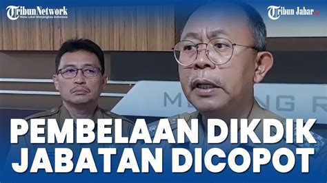 Alasan Tito Copot Pj Wali Kota Cimahi Karena Inflasi Tinggi Dikdik