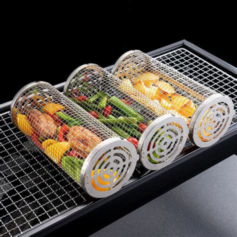 Fr Panier De Barbecue Filet De Cage De Barbecue Portable Outils De