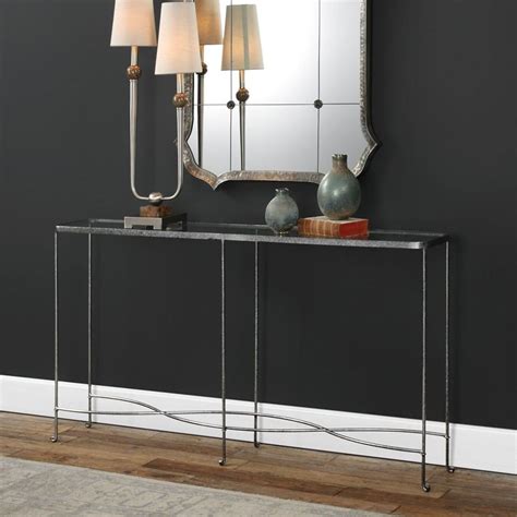 Shop Uttermost Aubrey Silver Console Table At The Mine Browse