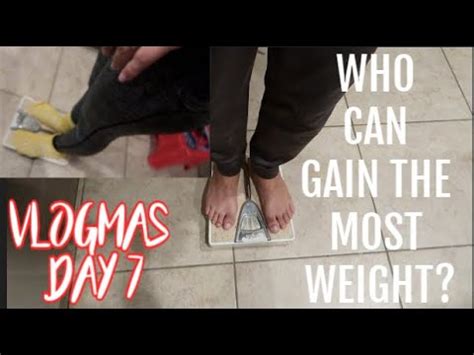 Vlogmas Day Who Can Gain The Most Weight In Hours S L Fam