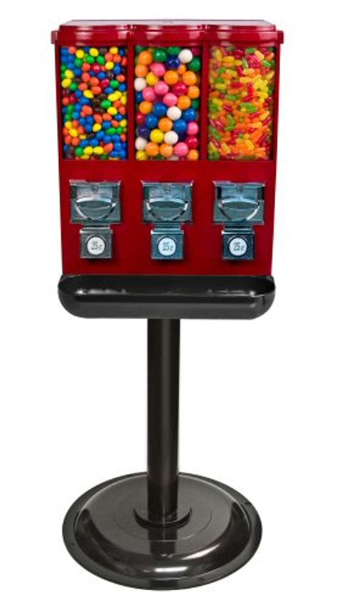 Triple Time Gumball and Candy Vending Machine - CandyMachines.com