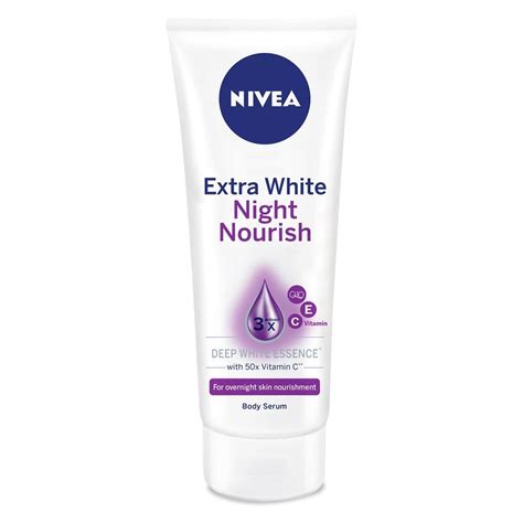 Serum Dưỡng Thể Nivea Sáng Da Ban Đêm 180ml Chiaki vn