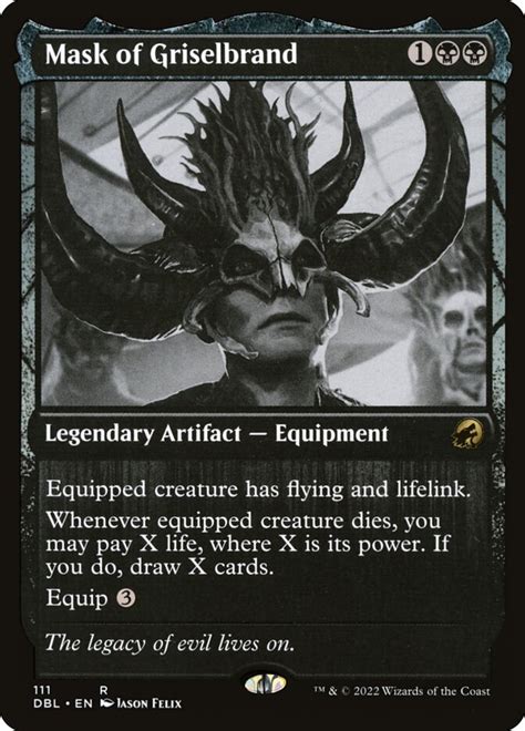 Mask Of Griselbrand Innistrad Double Feature Mtg Print