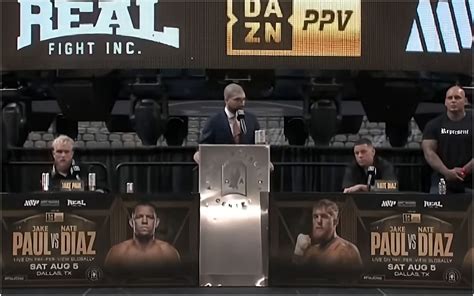 Nate Diaz Vs Jake Paul Press Conference Nate Diaz Takes Offense At