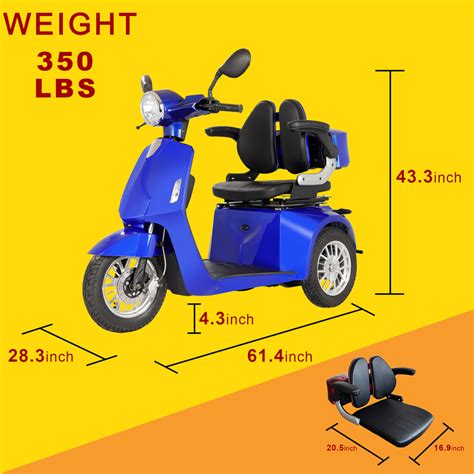heavy duty  wheel mobility scooters  miles  speed  lbs