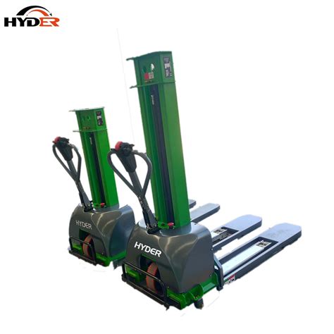 Hyder Customized Forklift Electric Self Lifting Pallet Stacker On Sale