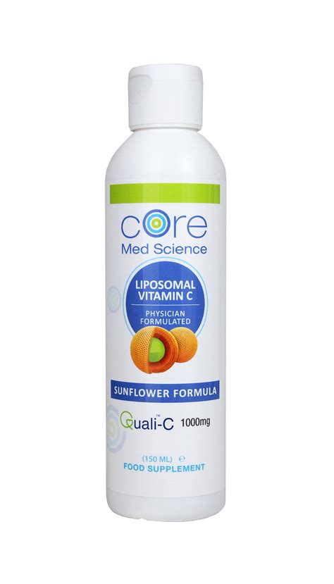 Core Med Science Liposomal Vitamin C Mg Liquid Sunflower Formula