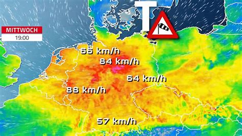 Wetterkarte Zeigt Verlauf Hier W Tet Der Erste Herbststurm Kirsten