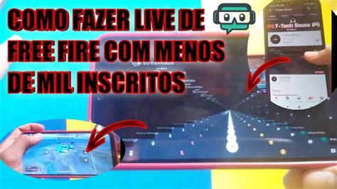 Melhor Aplicativo Para Fazer Live De Free Fire Pelo Celular Youtube