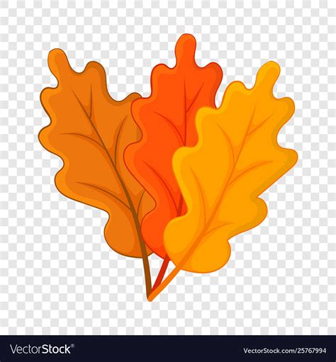 Autumn leaves icon cartoon style Royalty Free Vector Image