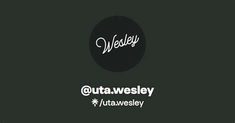 Uta Wesley Instagram Facebook Linktree