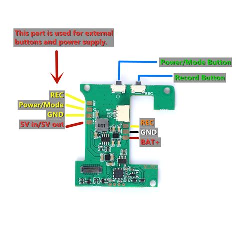 URUAV GoPro8 Smart BEC Board For Naked GoPro Hero 8 FPV Camera RC Racing Drone Alexnld
