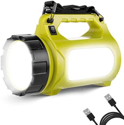 Eray Rechargeable Torches Led Mah Big Portable Searchlight Torch