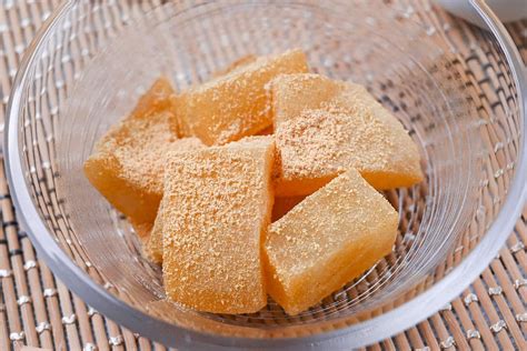 Easy Warabi Mochi With Homemade Kuromitsu Syrup Sudachi Recipes