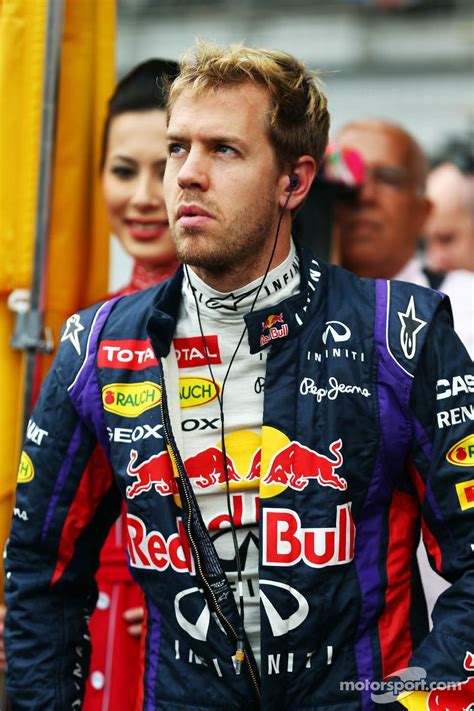 Sebastian Vettel, Red Bull Racing on the grid at Indian GP - Formula 1 ...