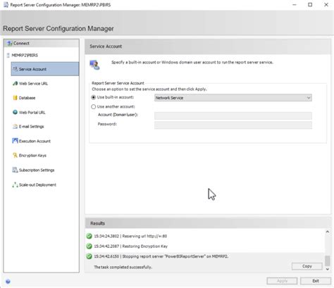 How To Configure Pbrs To Use Network Service Account - Ask Garth