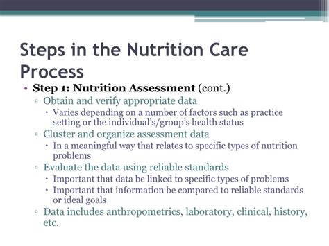 Ppt The Nutrition Care Process Powerpoint Presentation Free Download