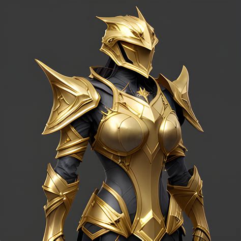 Ligth Armor Fantasy Elegant Concept Art Ray Tracing High De Arthubai