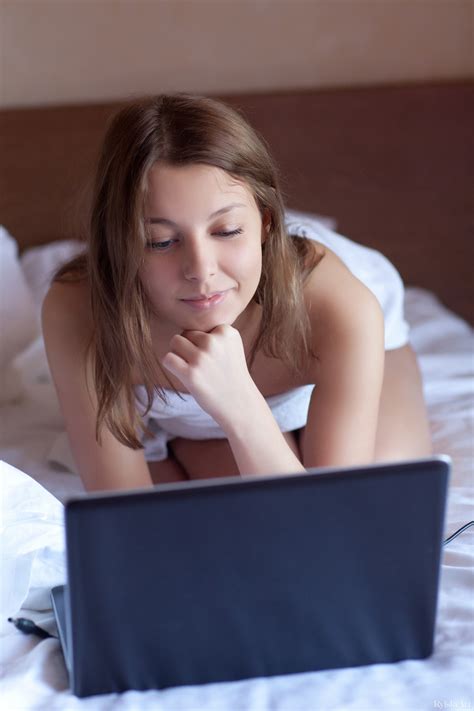 Charming Babe Nikia Showing Her Puffy Nipples Shaved Muff In Her Bedroom CoedCherry