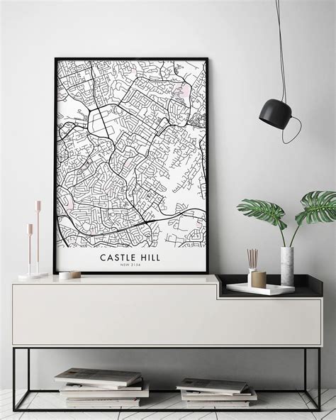 Sydney – Castle Hill Map Print - Chelsea Chelsea