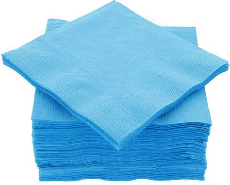 Zhanmai 100 Pack Cocktail Napkins 5 X 5 Inch Scalloped