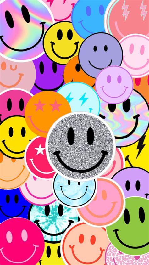 #smileys #smileyface #colorful #wallpaper #cutewallpaper # ...